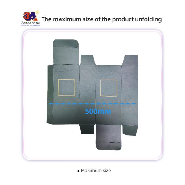 Video outgoing-inspection Provided Mini Box Folder Gluer Machine for Small Box Folding