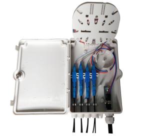 China 8core FTTC Fiber Optic Termination Box 1x8 PLC Splitter on sale