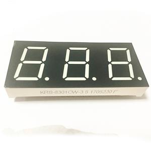 0.80 Inch Alphanumeric Segment Display Three Digit Common Cathode