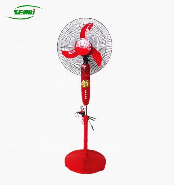 Quality Led Custom Message Garden Standing Fan With USB Hole for sale