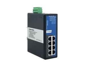 8 Port Unmanaged 100M Industry  Ethernet Switch DC48V Max Voltage