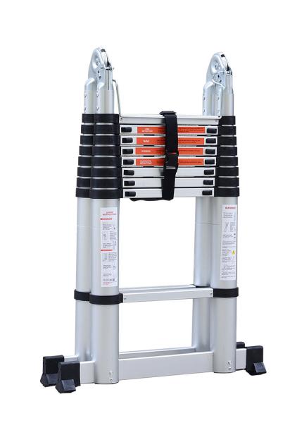 Quality Non Slip 7.4m Multi Purpose Telescopic Ladder for sale