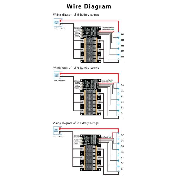 Enerkey 7S SIB Hardware BMS for Electric Vehicle Electric Motorcycle with 200A Constant Current