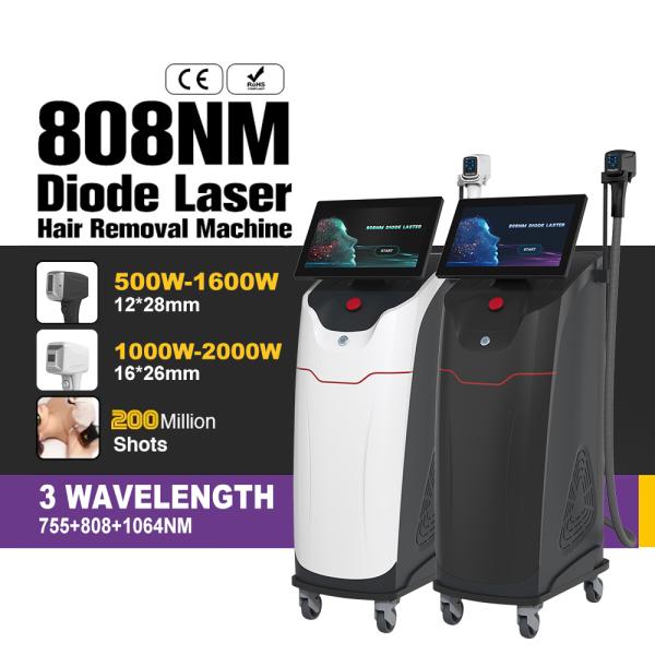 China Factory For Diode Laser 755 808 1064 Hair Removal Laser Machine 3 Wavelengths Hair Epilator Removal For Women