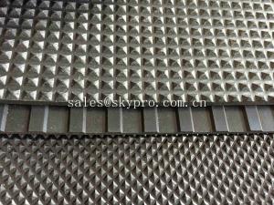 Wholesale Pyramid Floor Matting Rubber Sheet Roll SBR NR NBR EPDM Acid Resistance from china suppliers