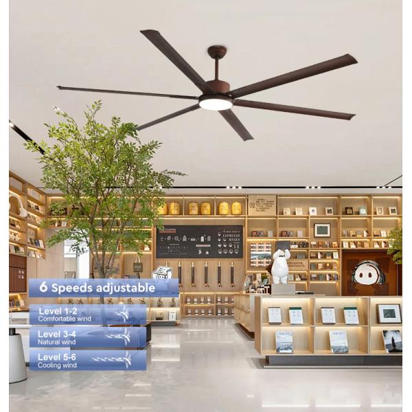 Metal Ceiling Fan With Aluminum Blade High Air Volume For Office