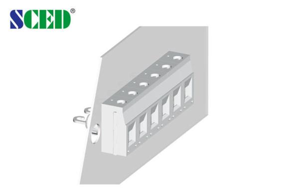 Quality Through Panel Terminal Blocks PCB Panel Mount Connecting Screw M3 for sale