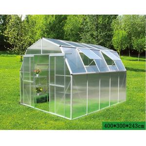400x300x243CM Big Polycarbonate Board Greenhouse， Easily to install without