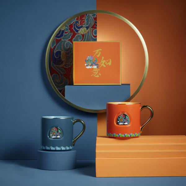 High Value Creative Mug 3d Embossed Craft Coffee Mug Used For Breakfast Afternoon Tea