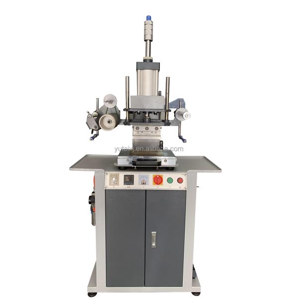 Pneumatic Shoe Making Machine Fabric Logo 3D Embossing Hot Foil Stamping Machine