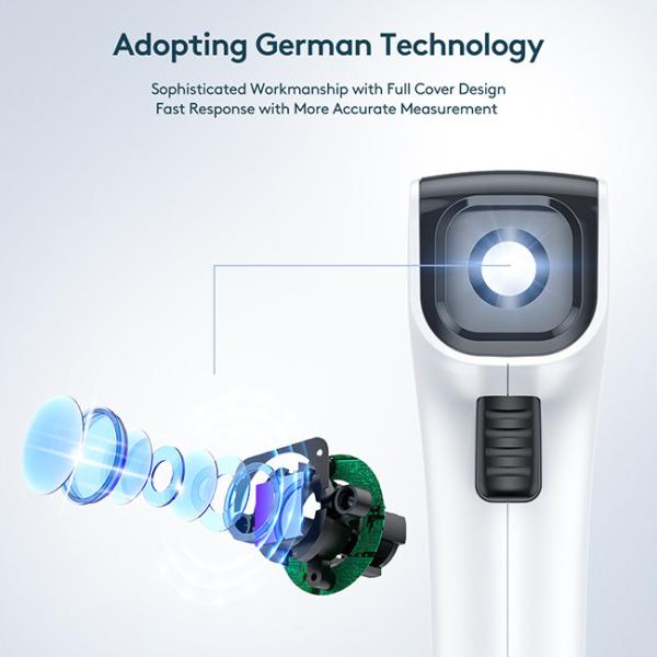 Fever Alarm Digital Contact LED Handheld Infrared Thermometer