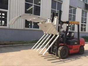 China Hinged Broke Handler Fork Truck Lifting Attachment Excellent Driver Visibility on sale