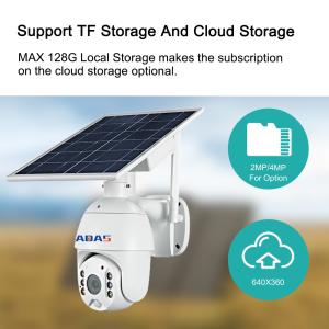 Wholesale 2MP PIR WiFi Solar Security Camera Cloud Storage 2 Way Audio Wireless Solar Camera from china suppliers