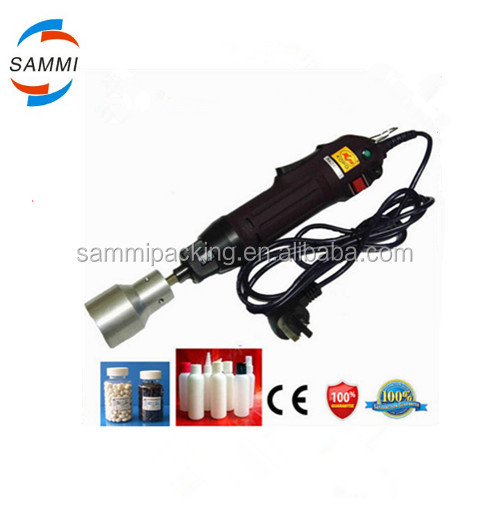 Portable Hand Held Electric Bottle Capping Machine Automatic With Security Ring Plastic Bottle Capper Sealing Tool