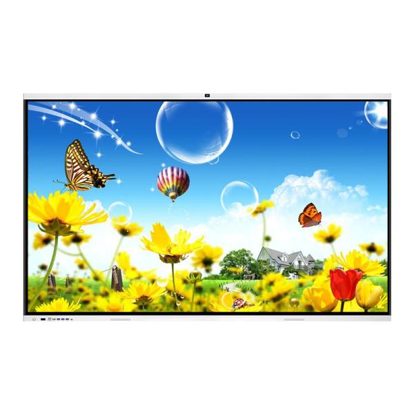 Multitouch Interactive Touch Screen Whiteboard 86 Inch White