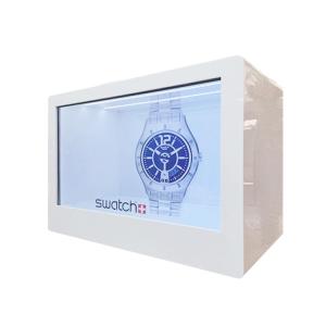 China Full HD Transparent Touch Screen Monitor Showcase 100W 42 Inch HDMI Output USB Drive Connection on sale
