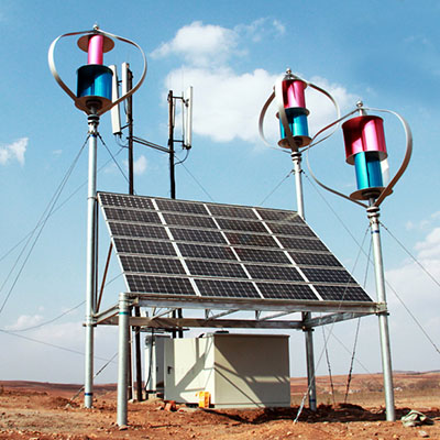 Commercial Solar Wind Hybrid System Maglev Vertical Axis Wind Turbine