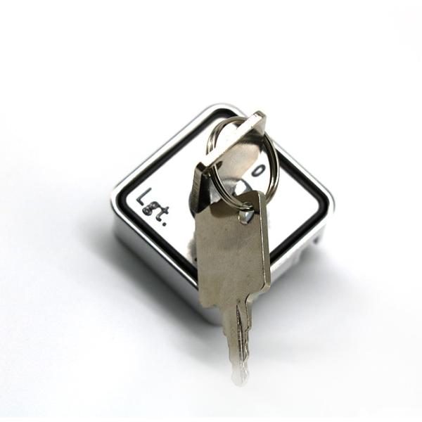 0.27kg DC24V Elevator Key Switch Square Lift Door Lock Push Button With Key