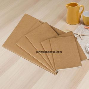 Wholesale Custom Recycled Blank Kraft Notebook Hardcover Notebook from china suppliers