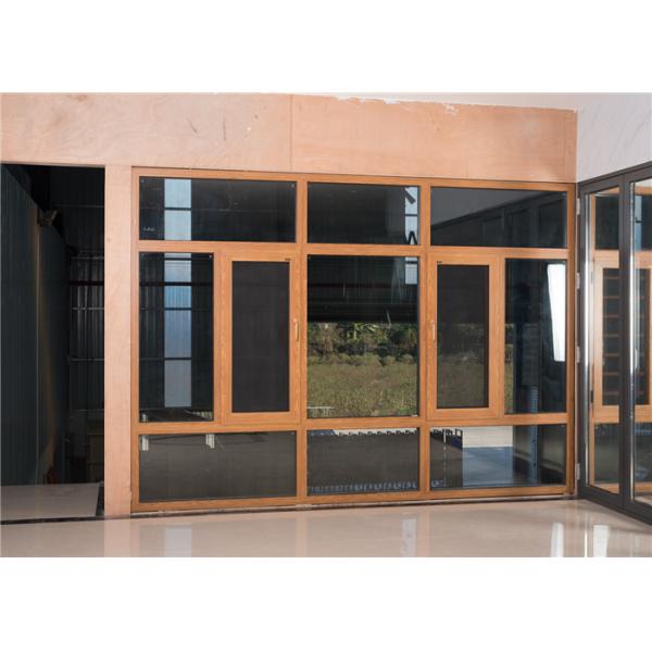Space Saving Aluminium Sliding Windows Powder Coated Surface treatment