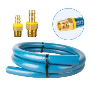 China Factory 19mm Non Conductive Wearing Resistant Quick Connect Oil Resistant Gas Tight NBR Rubber Push Lock Hose Compressor on sale
