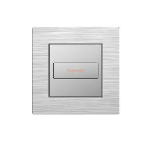 China UK Standard Wall Switch Modbus RS485, 86mm Grey Plastic Light Switch on sale