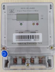 Wholesale Single Phase LoRaWAN Energy Meter Remote ON/OFF Control Build in Relay from china suppliers