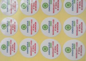 Business Custom Printed Sticker Labels Advirtising Multipurpose Aqueous Coating