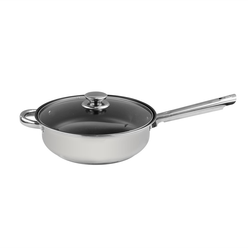 Wholesale Quality 12pcs Pots 410 Stainless Steel Cooking Cookware Set
