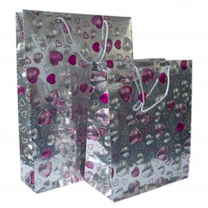China 200gsm Recycled Paper Gift Bags Shopping Paper Bags With Rope Handle on sale