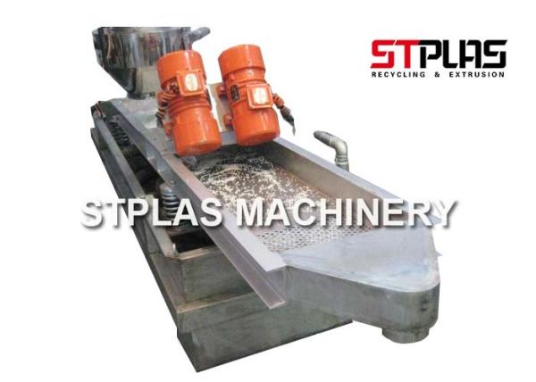 Quality ST-300 Vibrating Screen Machine Sieve Shaker For Plastic Recycling Granulator Machine for sale