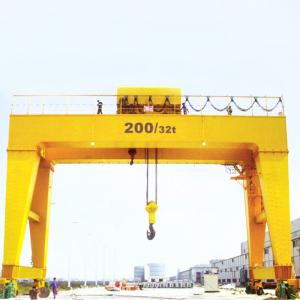 Wholesale M6 150 Ton Double Girder Gantry Crane Heavy Duty Large Loading Capacity from china suppliers