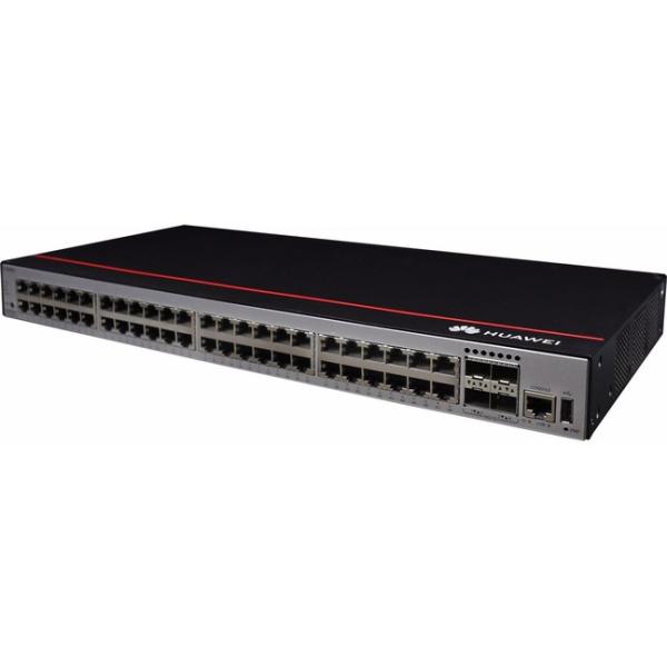 S5735-S48T4X, Huawei S5735-S switch, 48 x 10/100/1000BASE-T ports, 4 x 10 GE SFP+ ports, without power module