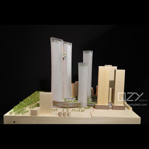KPF 1/500 L.GEM Baishizhou Skyscrapercity Scale Models Commercial Complex Building