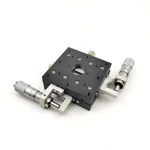 Wholesale Micrometer Feed XYZ Linear Stage Black Anodized Precision Thin Type from china suppliers