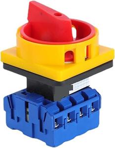 China 11-32A 4P Rotary Isolator Switch 2 Position On Off Manual Changeover Rotary Switch on sale