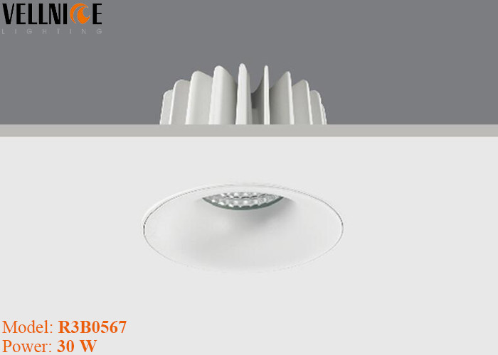 Wholesale 10W 30W trimless down light dimmable Cree LED COB down light fixture LED Spot light from china suppliers