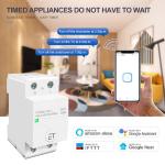 Din Rail WIFI Circuit Breaker Switch Remote Voice Control by Ewelink APP for
