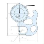 Dial Pipe Gauges with Sometogical Lifting Handle and Upward Shockprool
