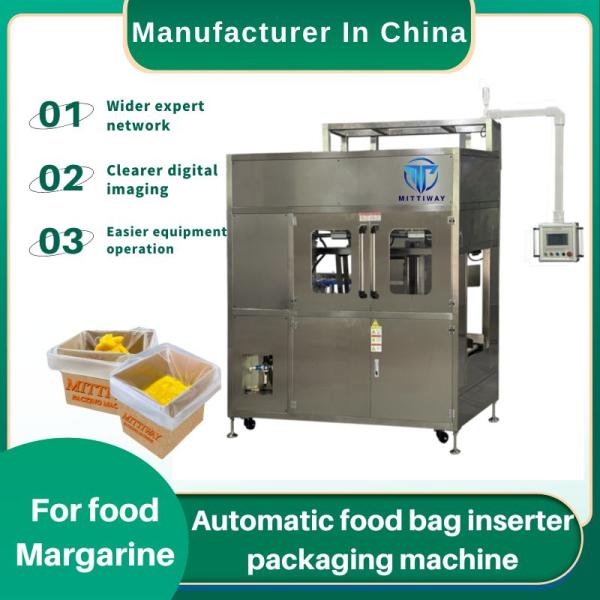 Custom Food Frozen Fish Packing Machine Powerful Bag Inserter