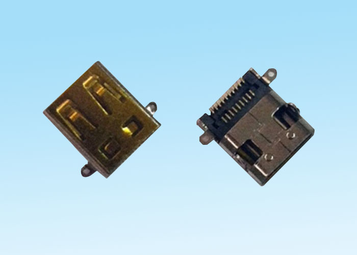Wholesale D Type Dip And SMT HDMI Cable Connector 19 Pin With Gold Plated Contact from china suppliers