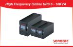 LCD RS232 SNMP Single Phase 60Hz High Frequency Online UPS 6 - 10kva for