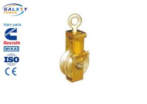 Tightening Wire Conductor Stringing Blocks Terminal Tackle Pulley Side Panels Open