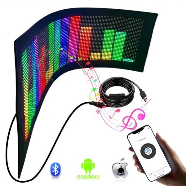 Quality Portable Pixel RGB LED Matrix Panel Digital Message Screen for Flexible Advertising for sale