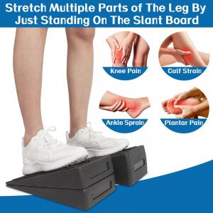 China Factory Direct 3 in 1 Hot Sell High Hardness Eco EPP Foam Calf Stretcher Foot Leg Slant Board Squat Wedge Yoga on sale