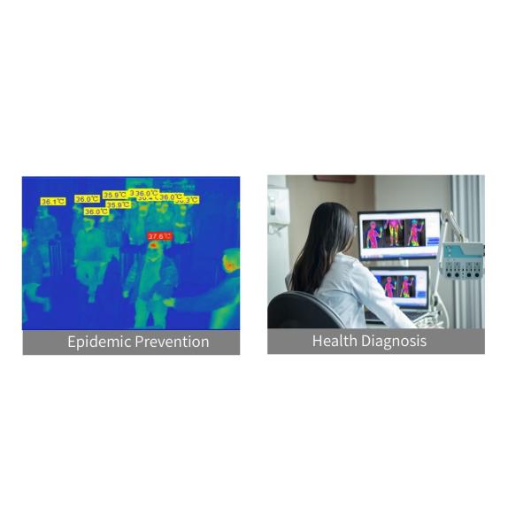 Uncooled Thermal Camera For Fever Detection, 400x300 17μm Thermal Imaging Core