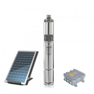Wholesale 3 Inch 4 Inch Helical Rotor Solar Submersible Pump With Mppt Controller Automatic Solar Brushless DC Submersible Pump from china suppliers