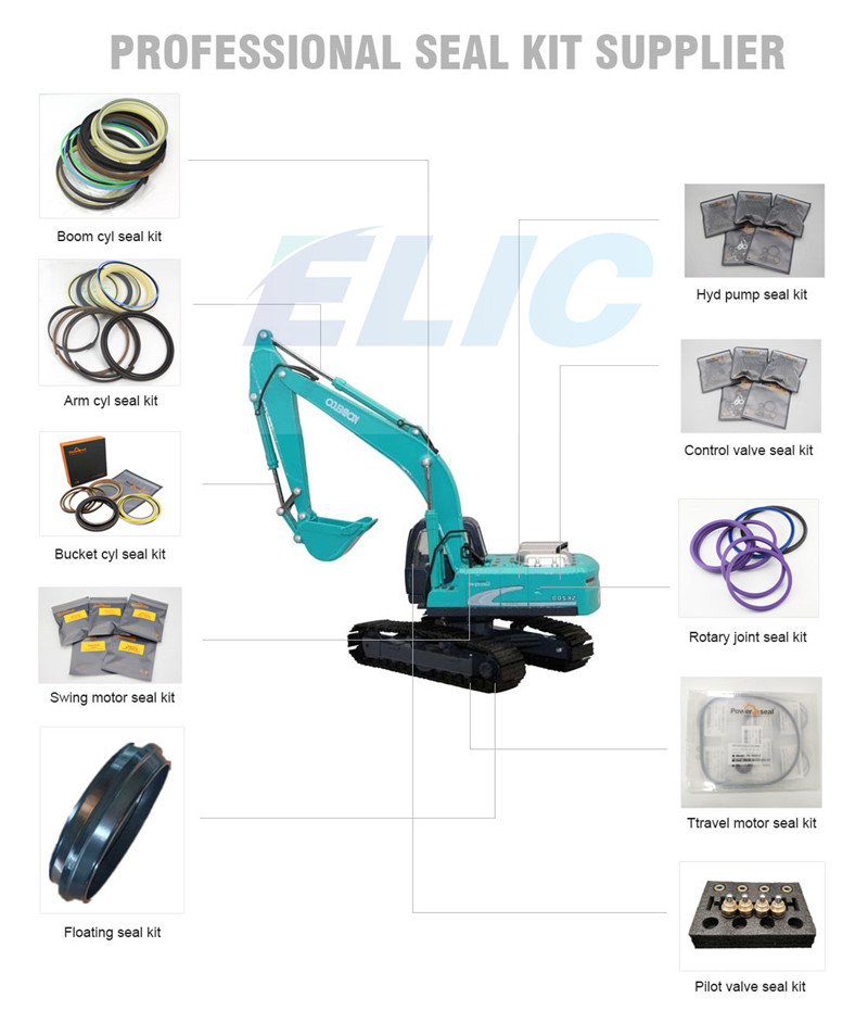 Excavator Spare Parts Powerseal Arm Seal Kit VOE14519505 EC160BLC