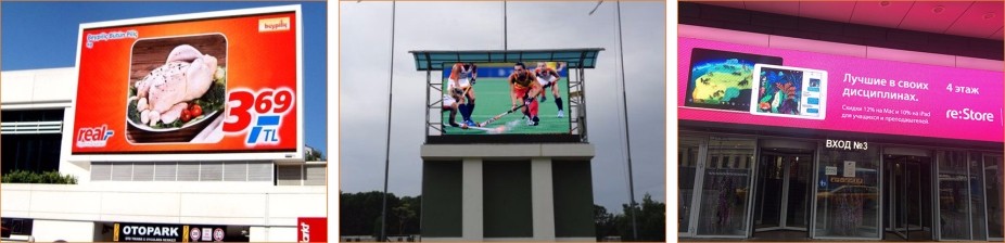 Front Service Big Screen Led Digital Display Billboard For Business 320x320 Panel Size