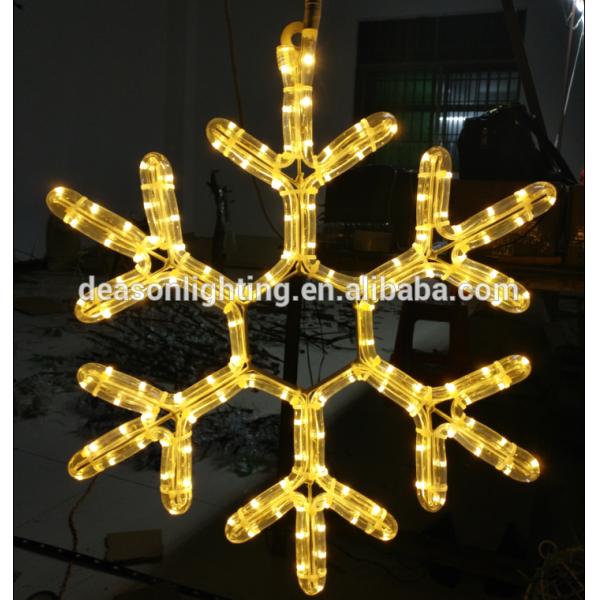 rope light snowflake
